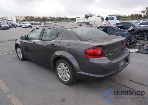 2014 Dodge Avenger Se из США, поврежденный, VIN 1C3CDZAB9EN182530